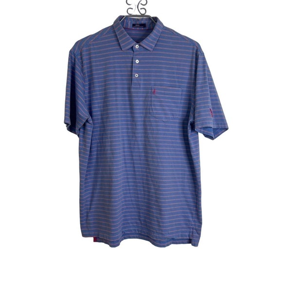 Johnnie-O Polo 3 button Polo Shirt in Laguna Blue SZ XL - Picture 1 of 8